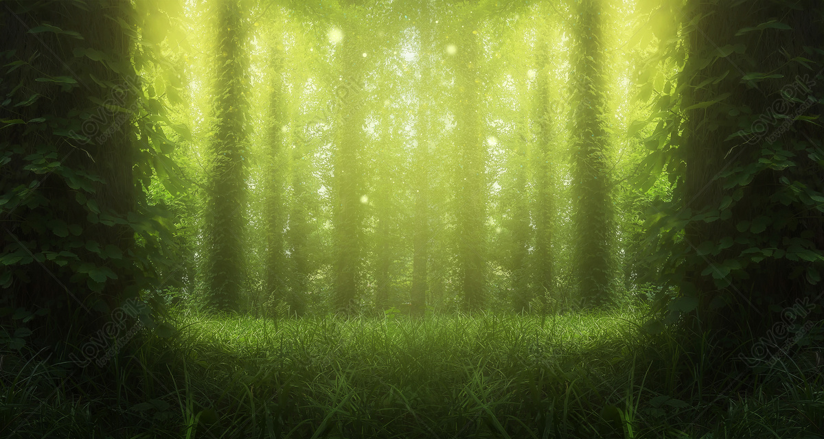 3D cute forest background 0014