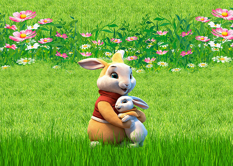 3D cute jungle background 0025