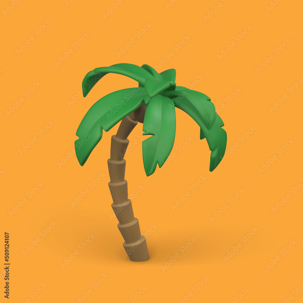 3D cute jungle background 0040