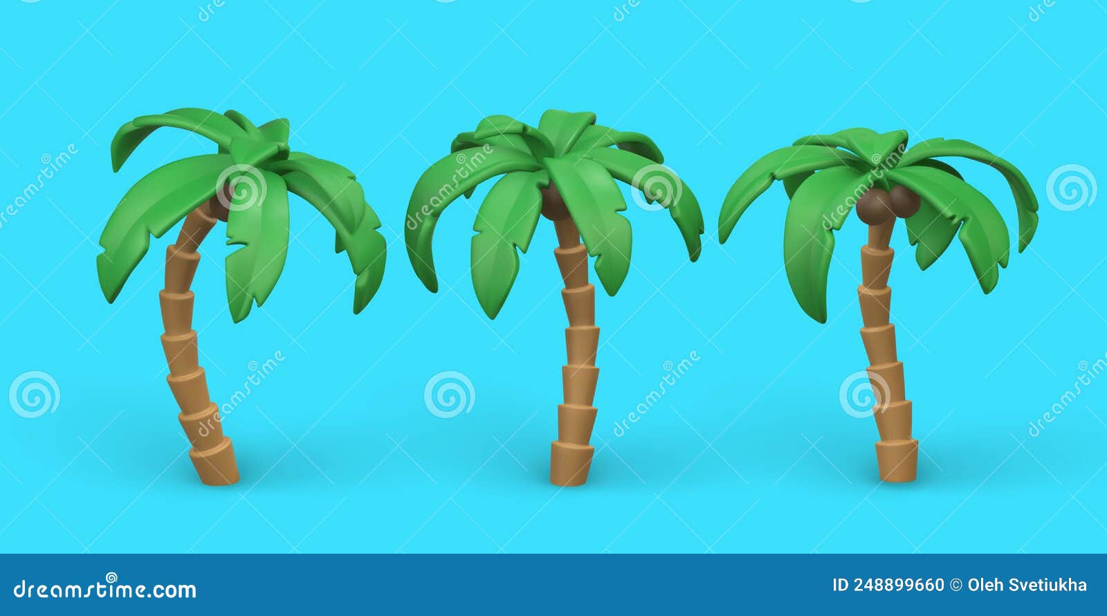 3D cute jungle background 0041