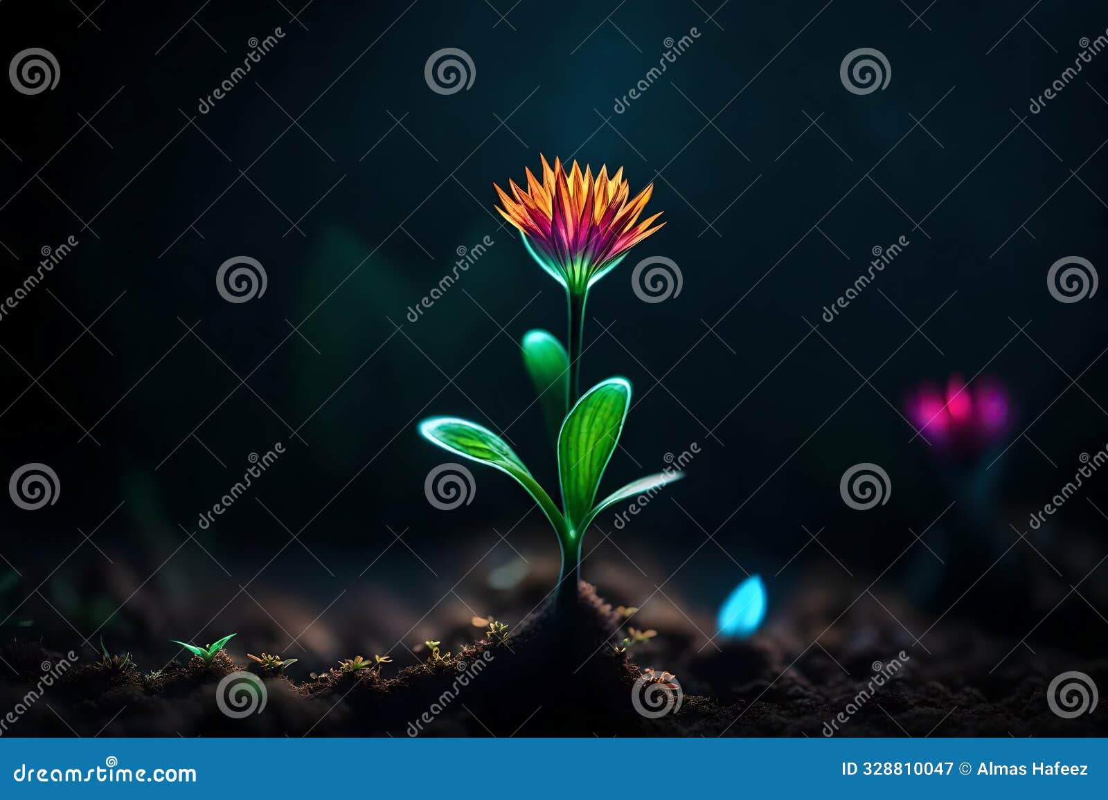 3D cute jungle background 0077