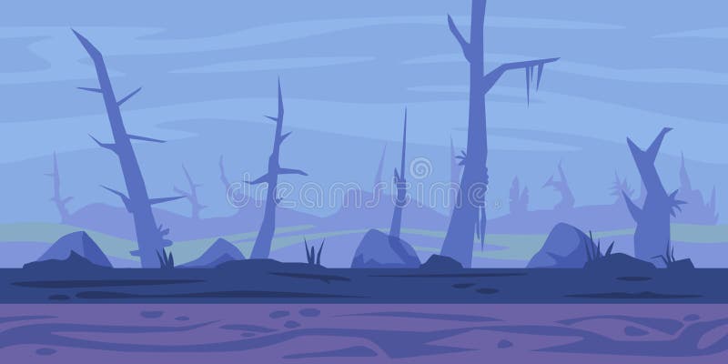 3D cute swamp background 0039