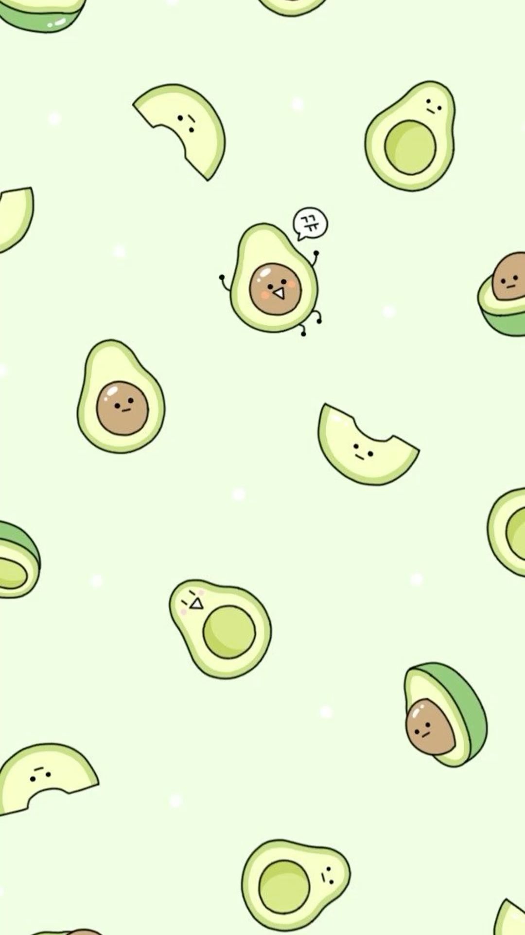 adorable avocado backgrounds for phone