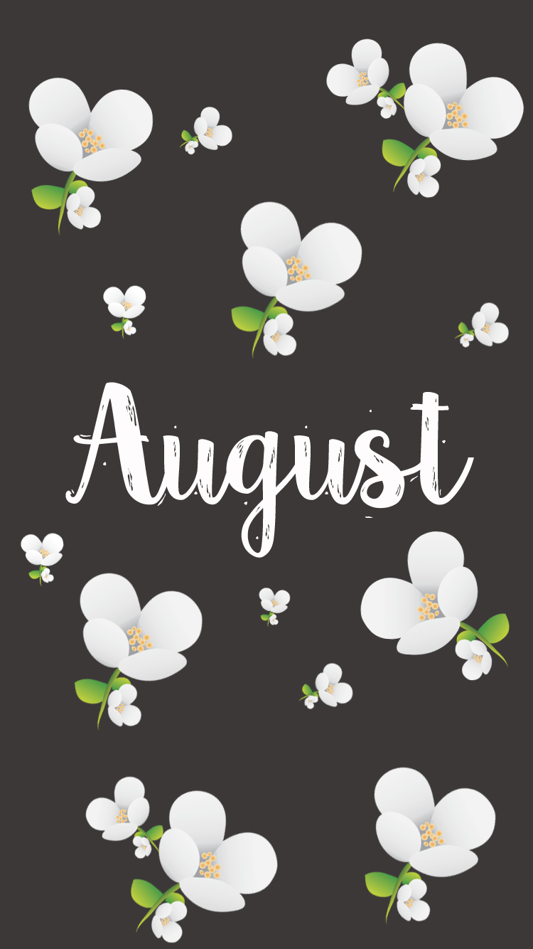 adorable backgrounds for August