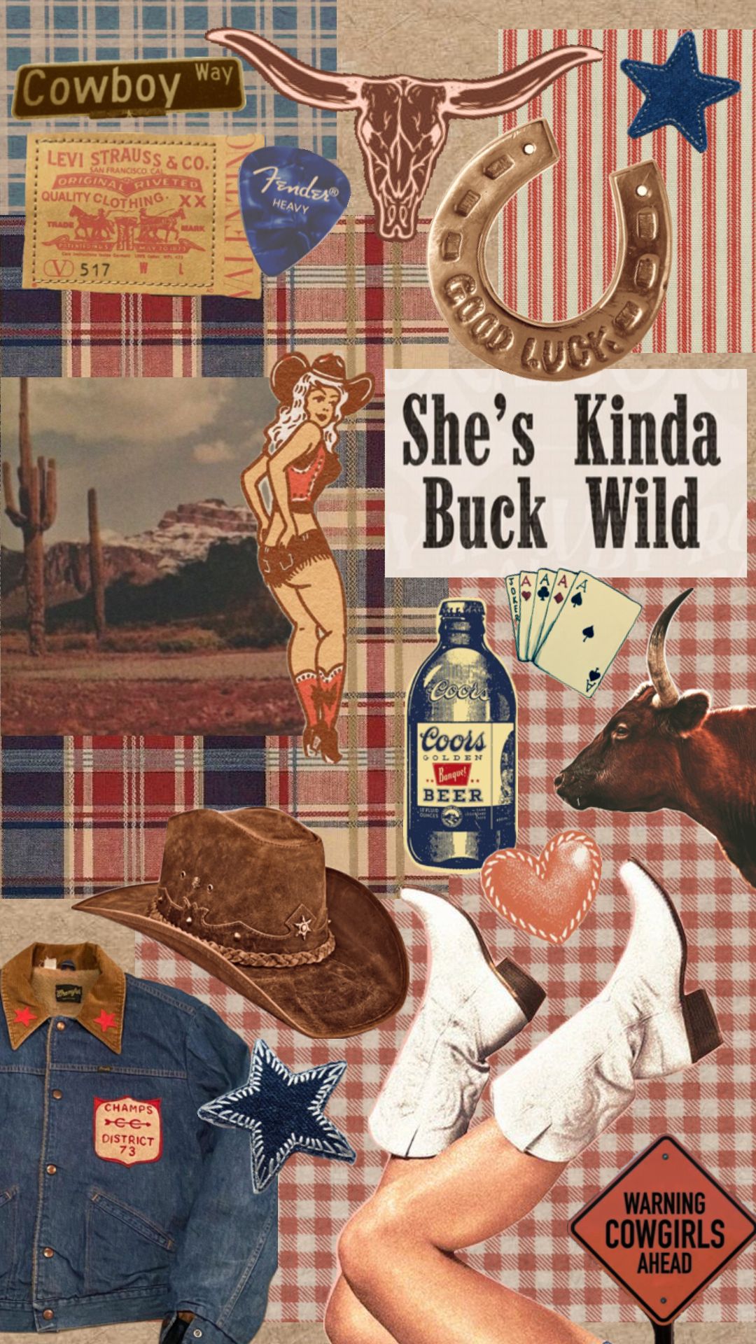 adorable cute cowgirl backgrounds for social media