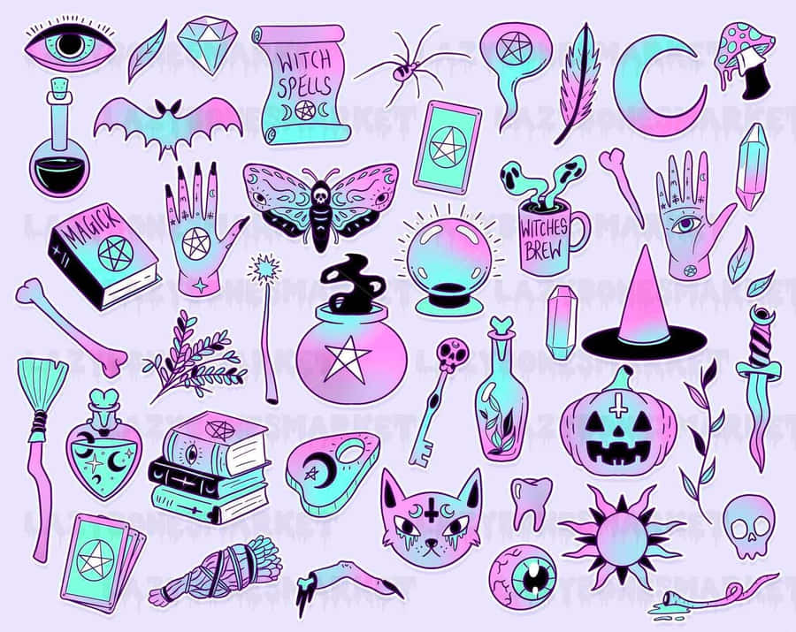 adorable cute Goth backgrounds inspiration.