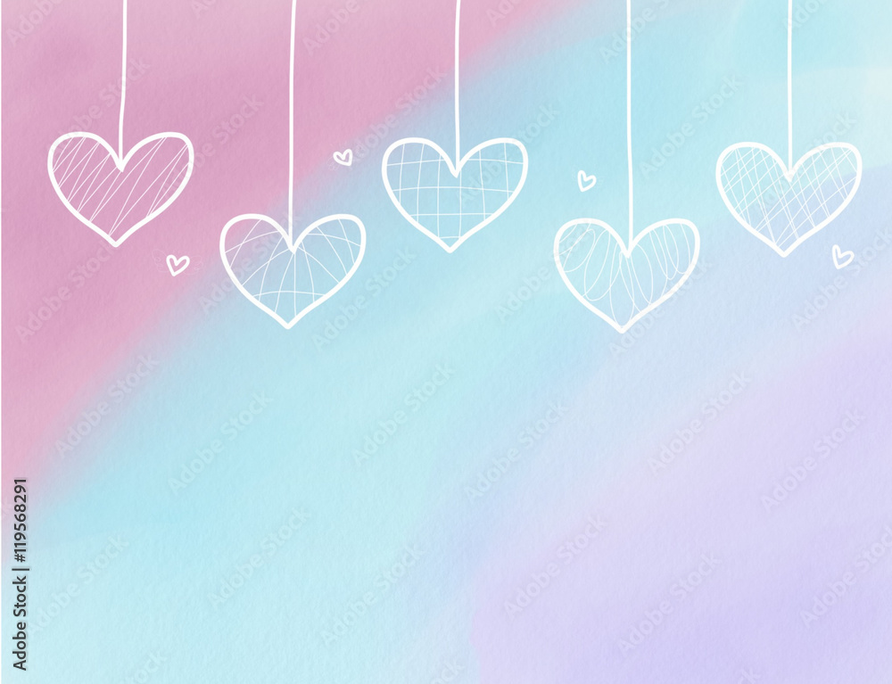 adorable cute pink and blue backgrounds for laptops