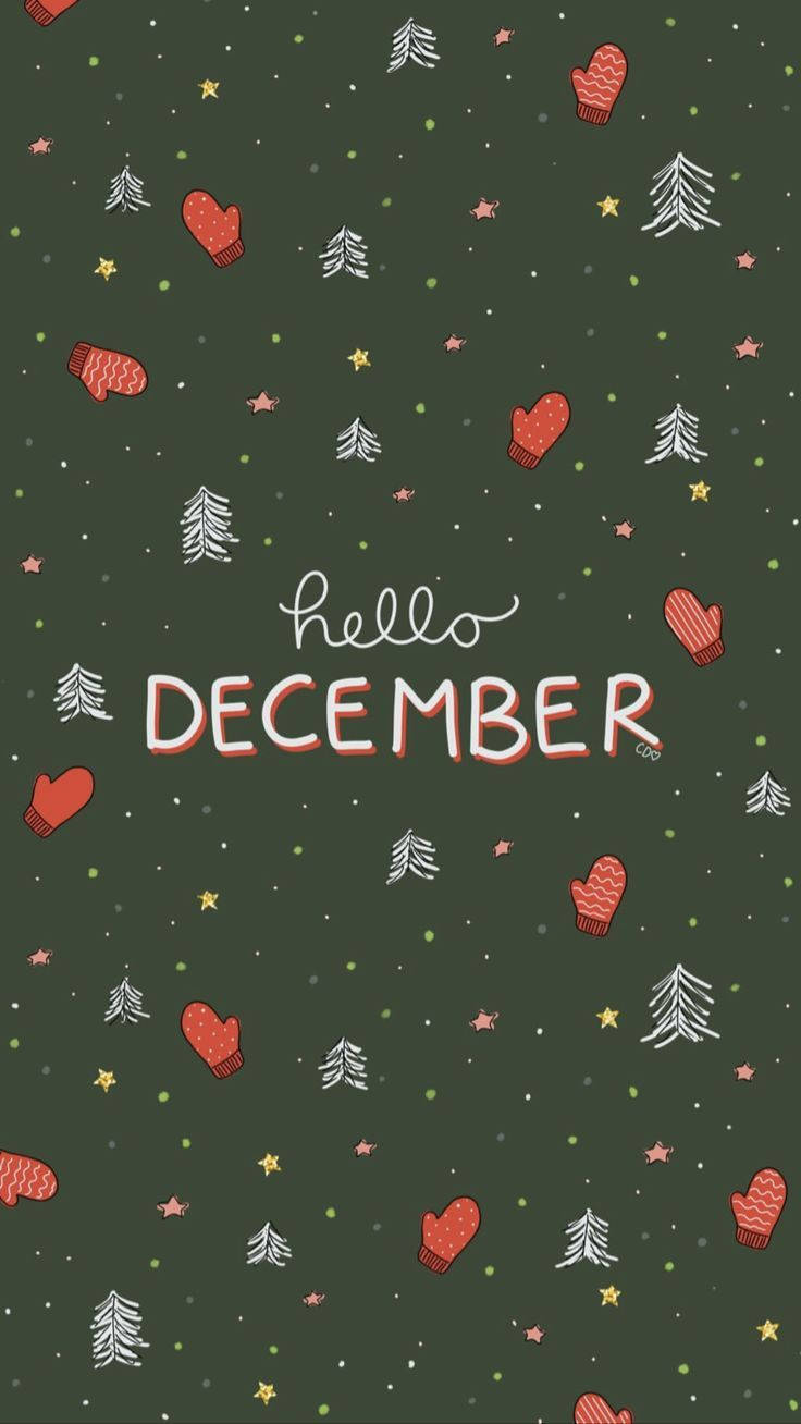 adorable December backgrounds for social media