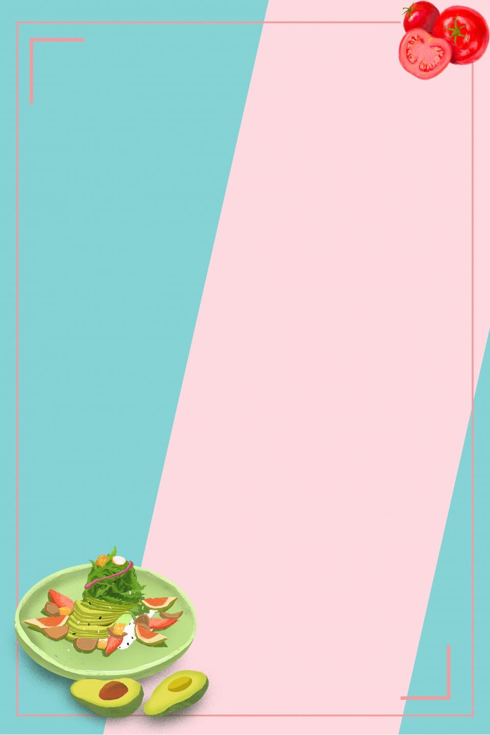 adorable food-themed backgrounds