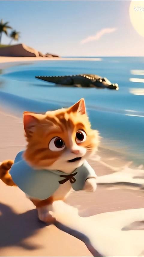 background cute cat cartoon 0015