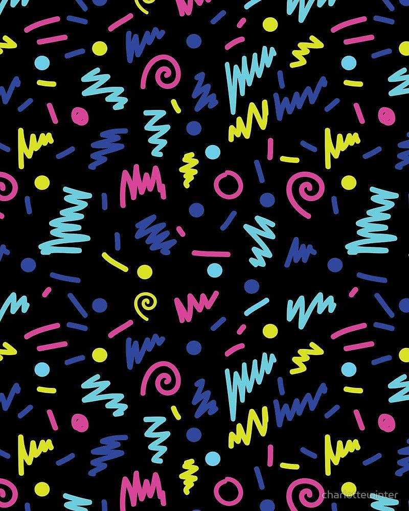 charming 90s themed backgrounds