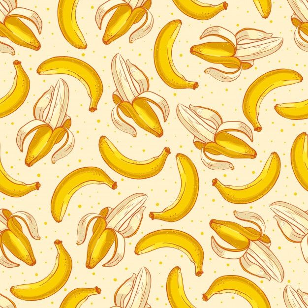 charming cute banana graphics