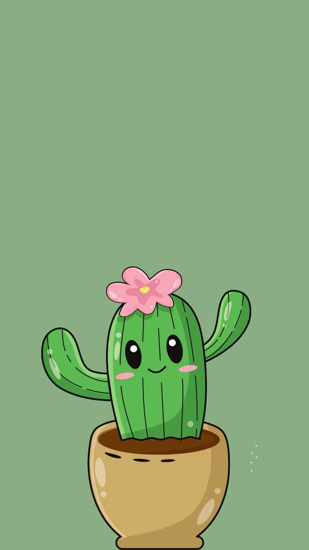 charming cute cactus backgrounds for social media