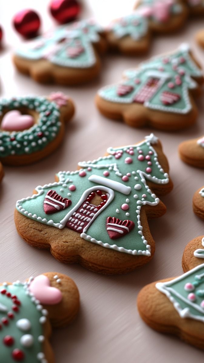 charming cute gingerbread background themes