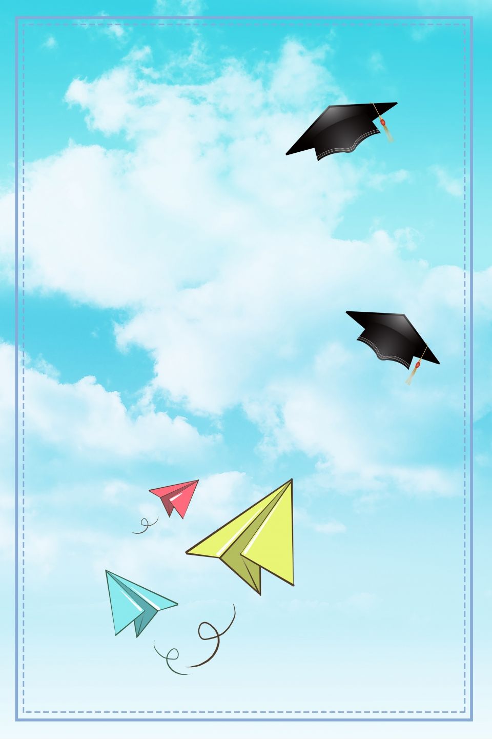 charming cute graduation backgrounds