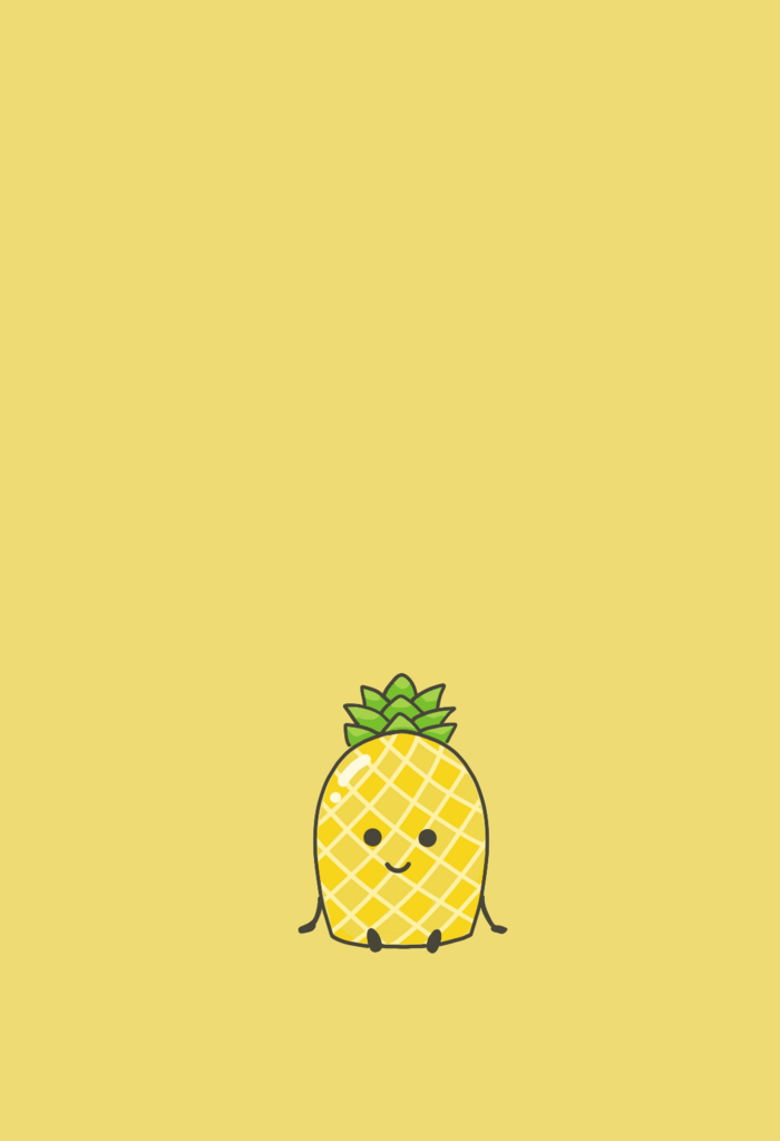 charming cute pineapple scene backgrounds