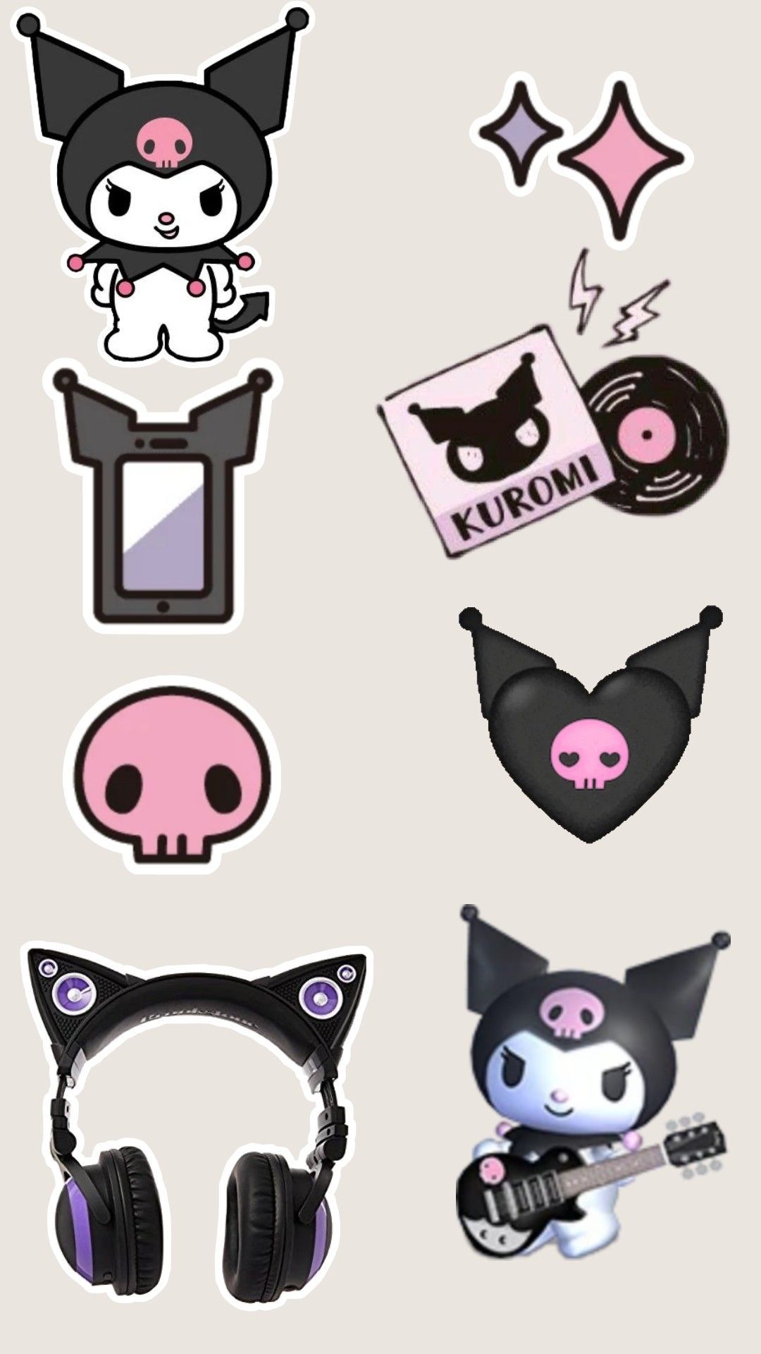 charming kuromi-themed desktop backgrounds