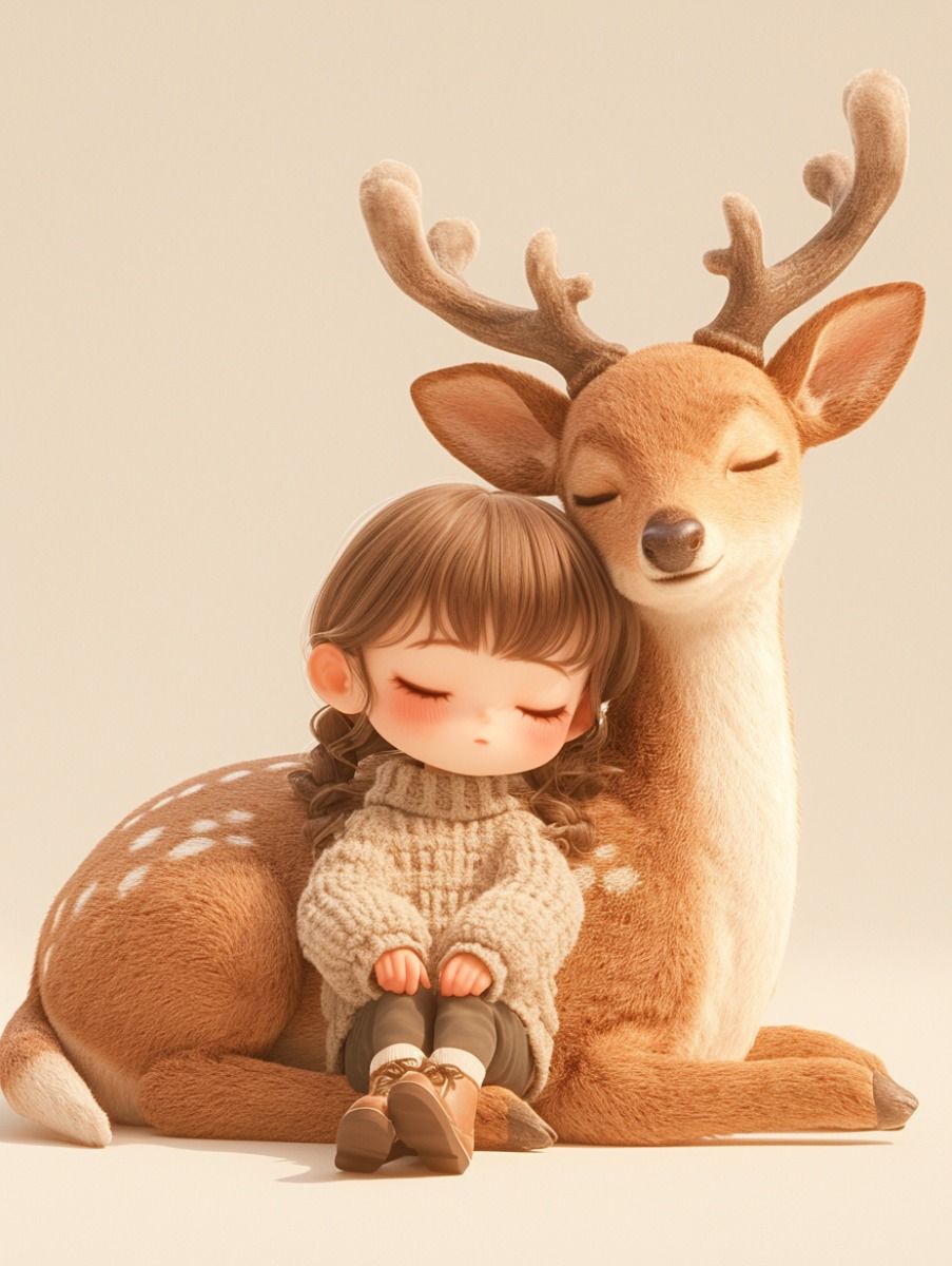 charming nature-themed cute deer backgrounds