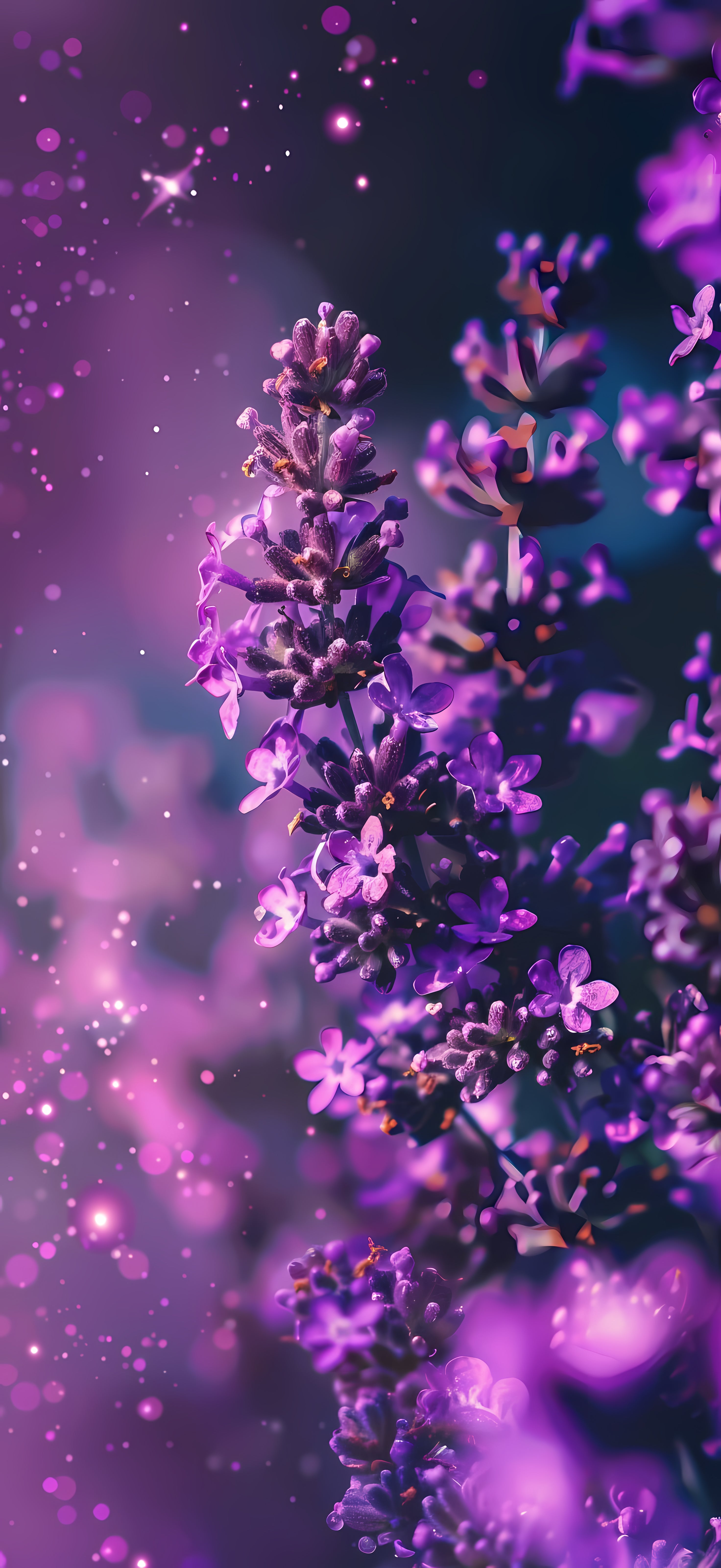 charming purple cute themes