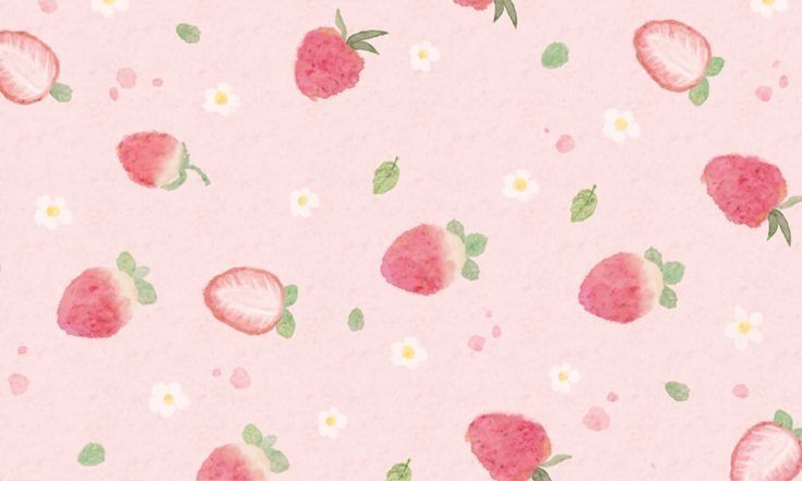 charming strawberry pattern backgrounds