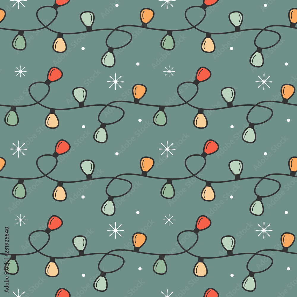 colorful cute Christmas pattern background designs