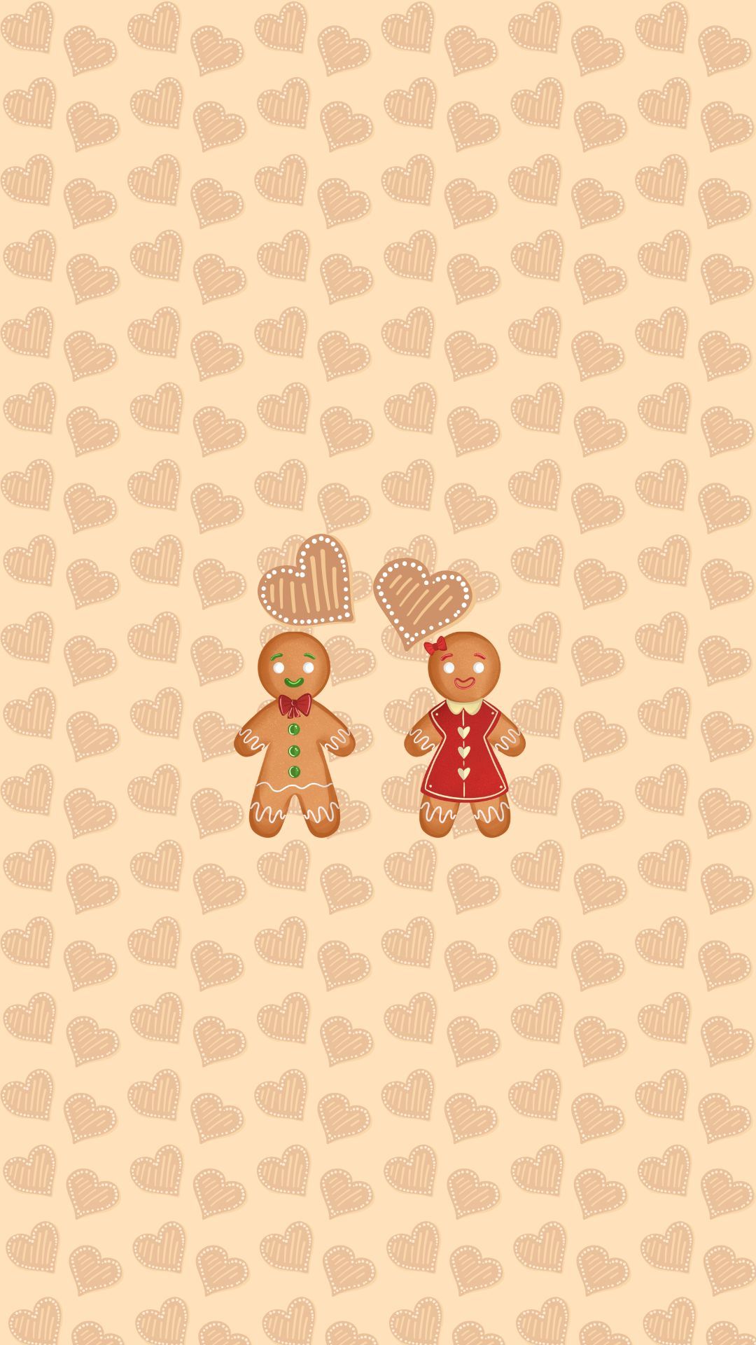 colorful cute gingerbread backgrounds