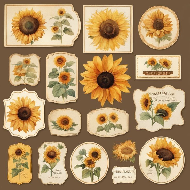 colorful cute sunflower backgrounds for mobile apps.