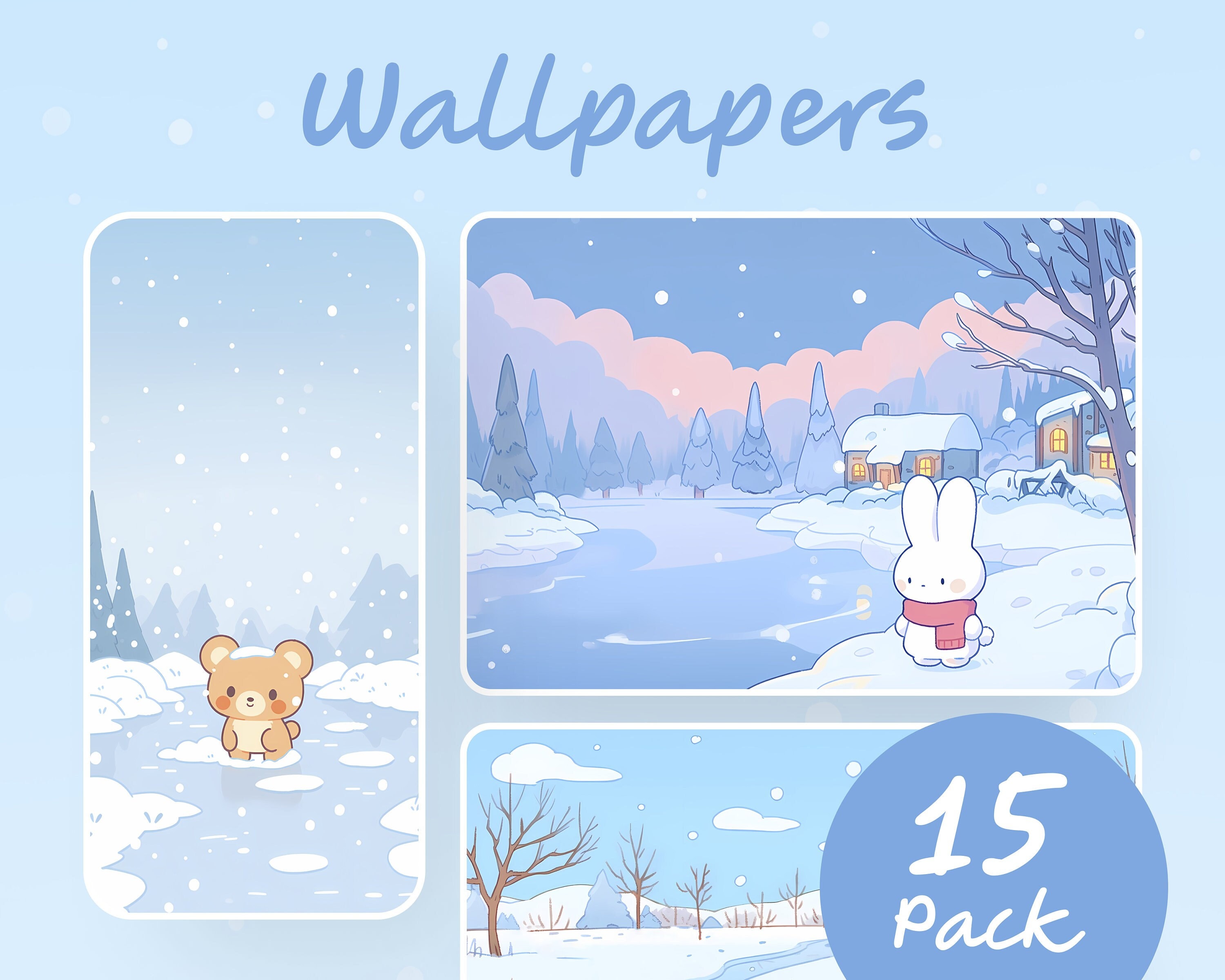 cozy cute winter backgrounds for social media.