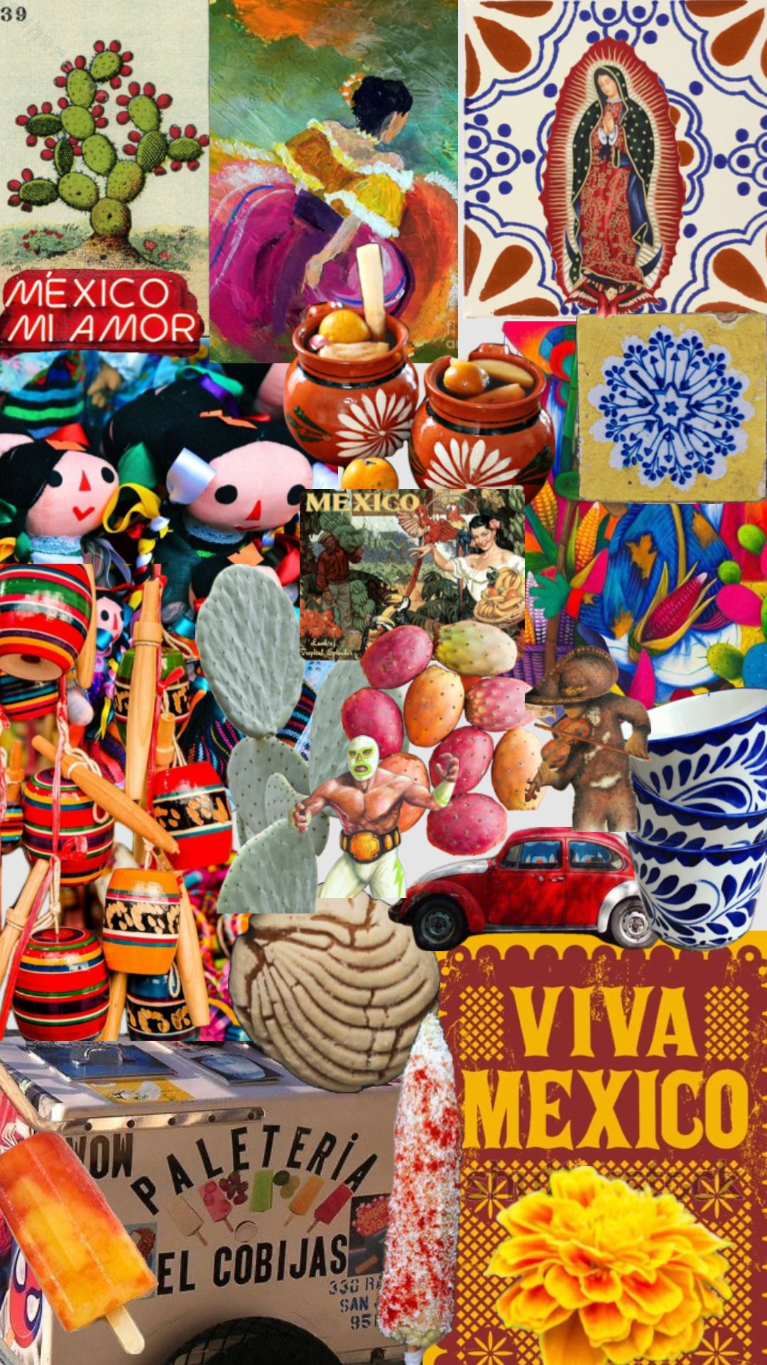 creative cute Mexican backgrounds for projects