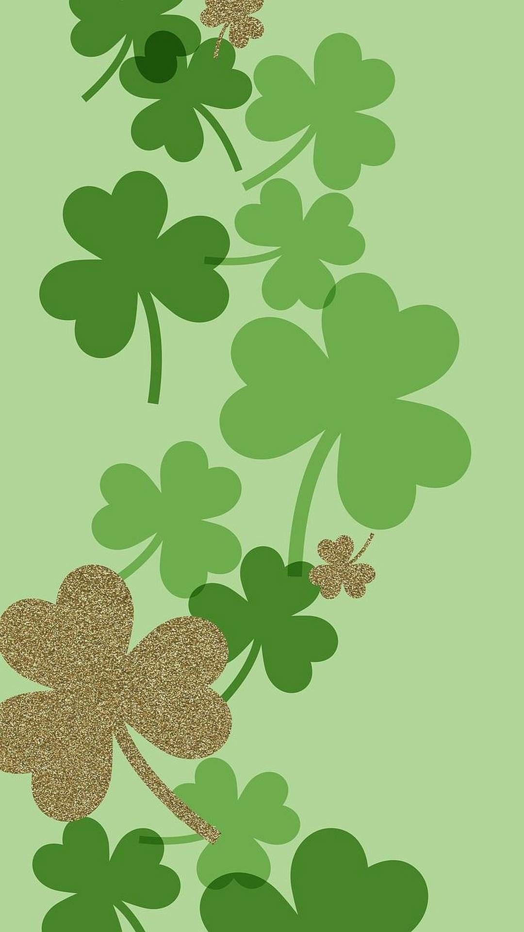 creative cute shamrock background designs