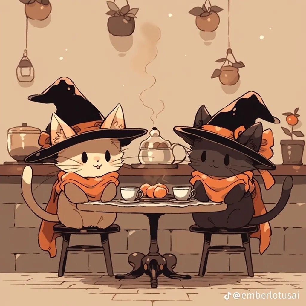 creative cute Witch background styles