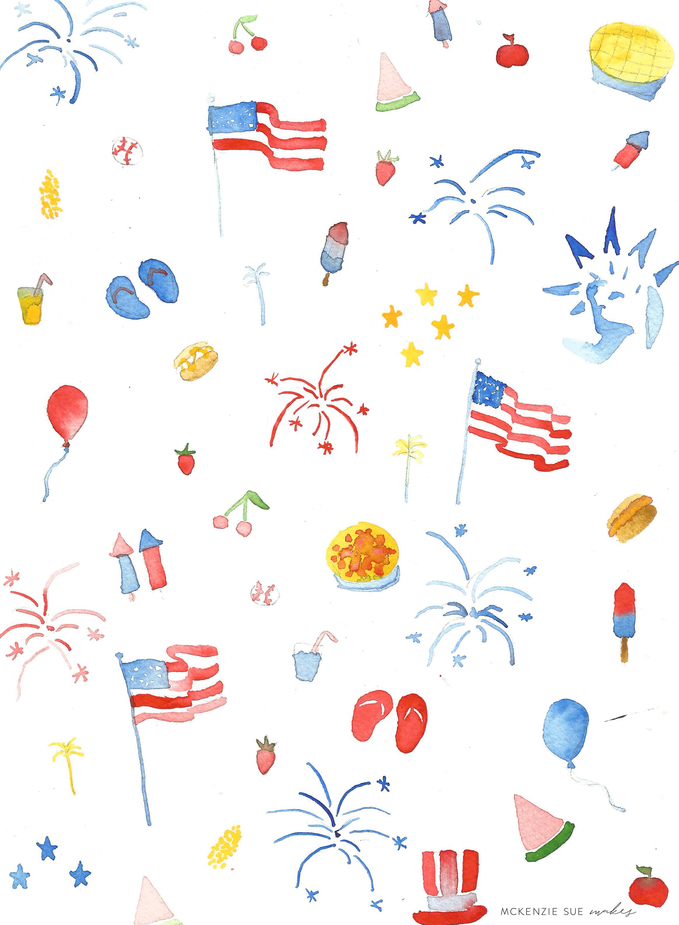 cute 4th of july backgrounds 0060