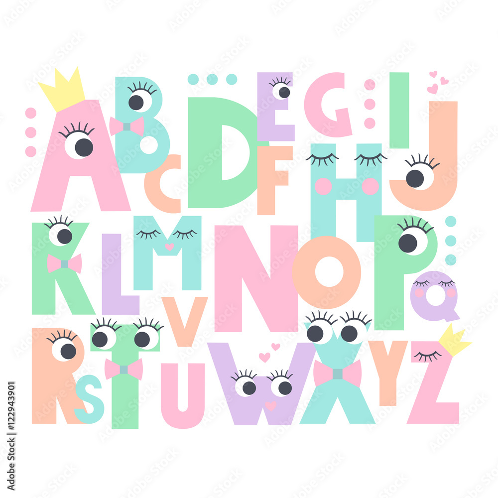 cute abc background 0013