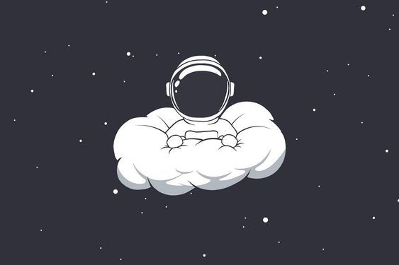 cute astronaut background 0013