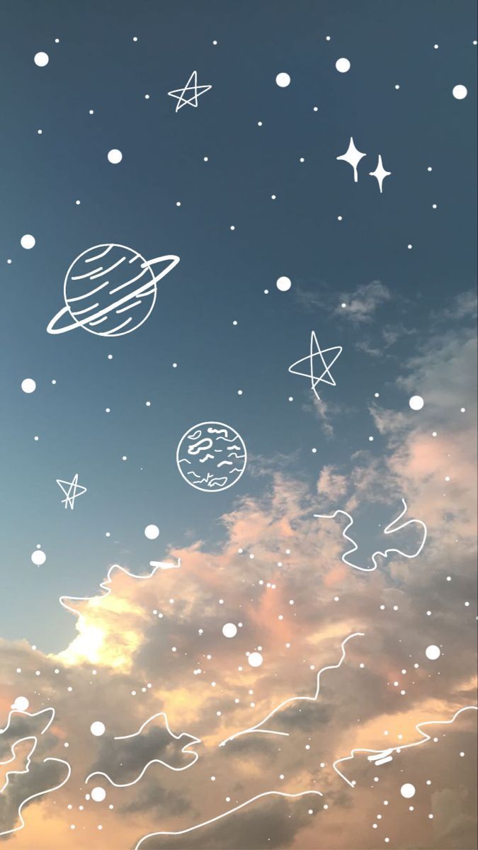 cute astronaut background 0015