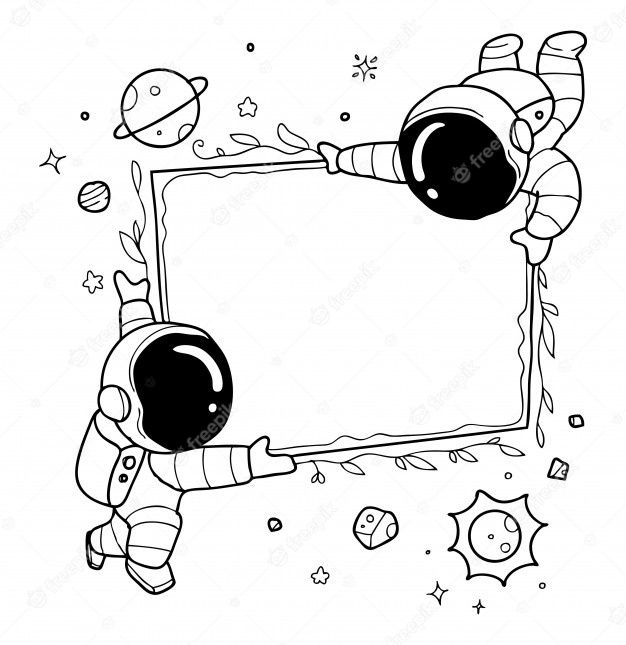 cute astronaut background 0027