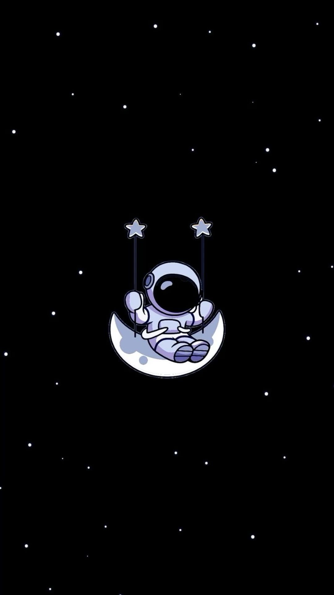 cute astronaut background 0029