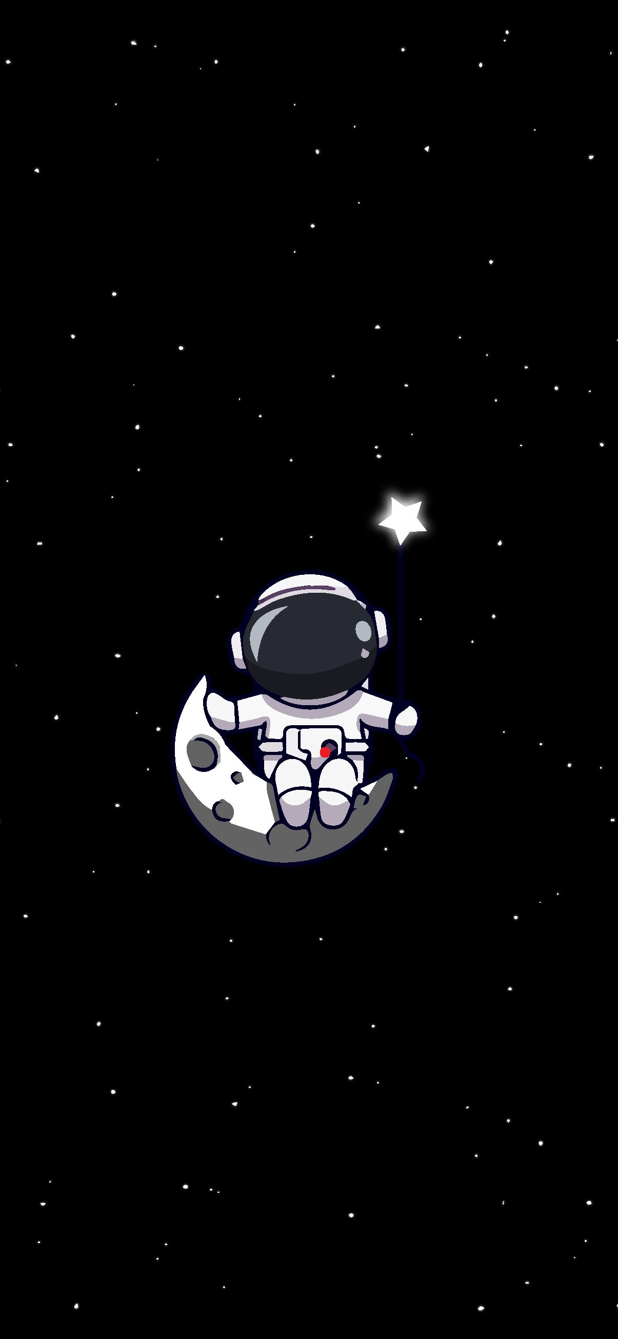 cute astronaut background 0038