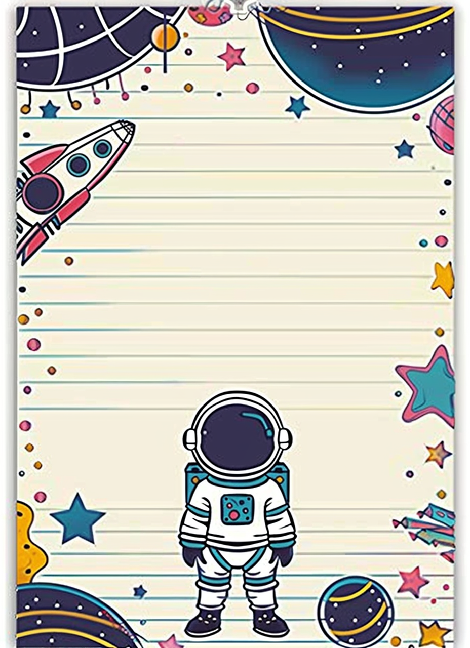 cute astronaut background 0043