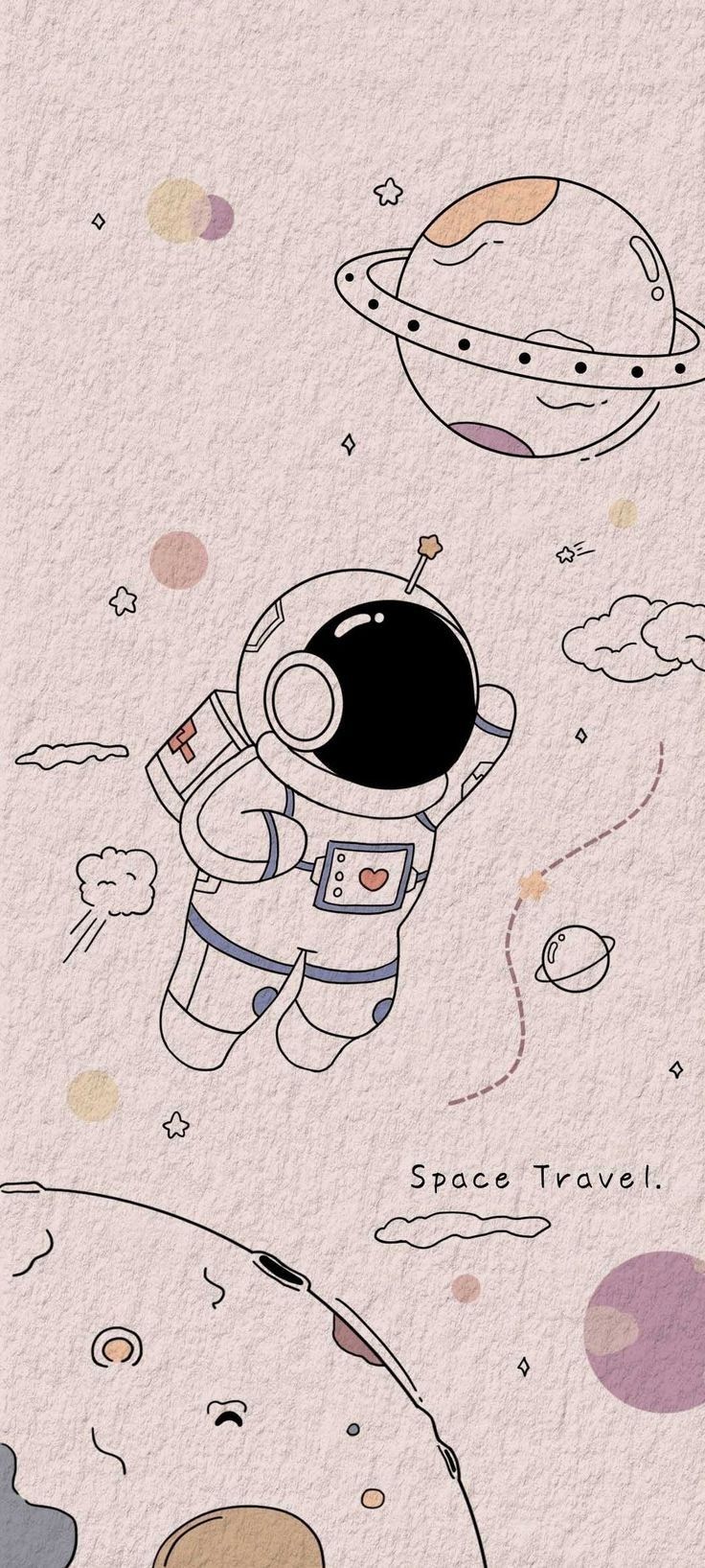 cute astronaut background 0052