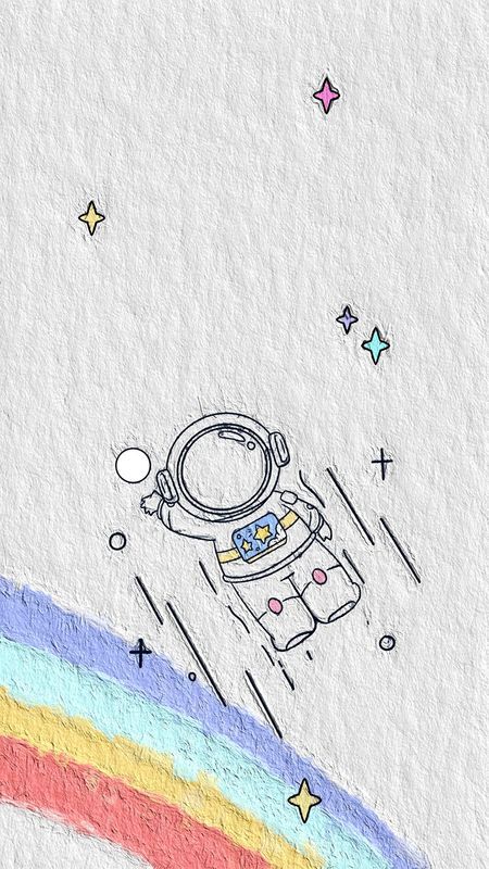 cute astronaut background 0054