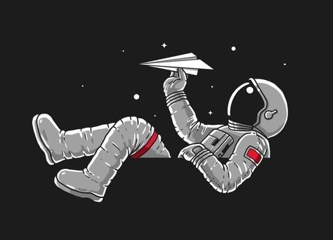 cute astronaut background 0059