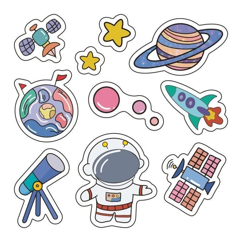 cute astronaut background 0060