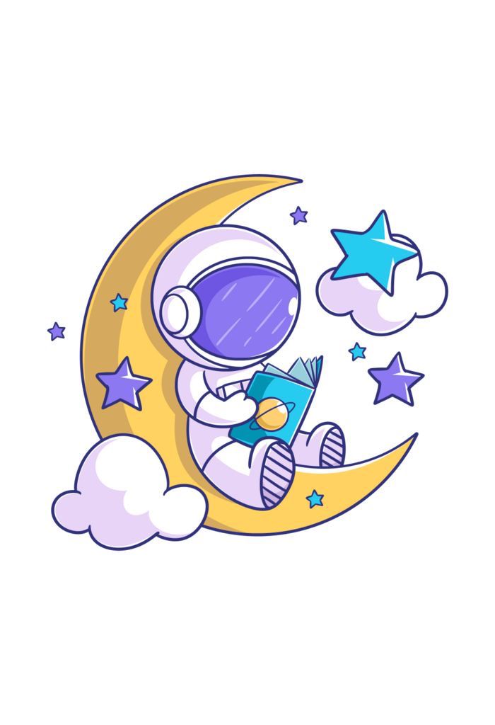 cute astronaut background 0084