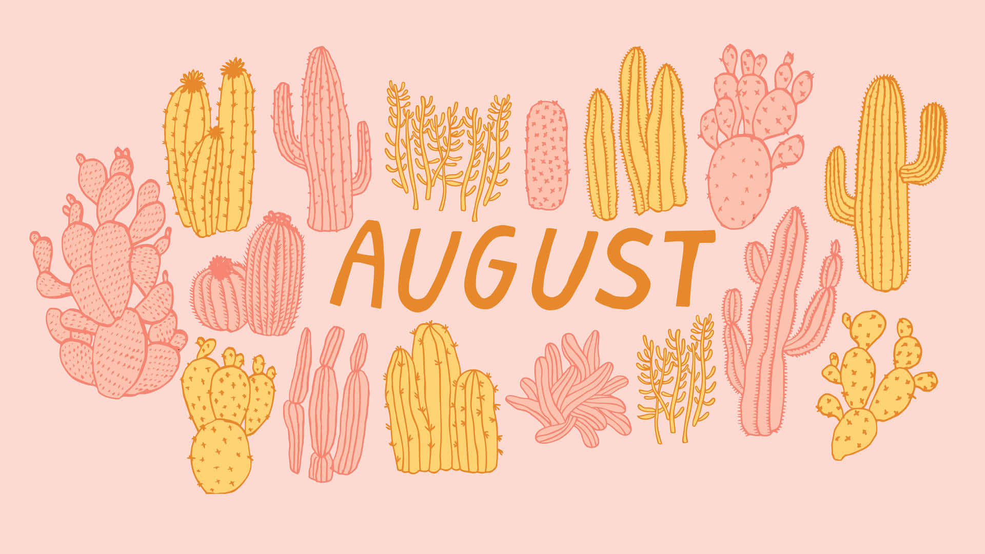 cute August-themed wallpapers