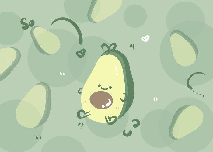 cute avocado backgrounds for wallpapers