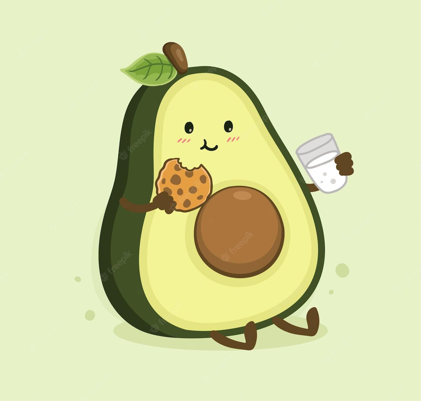 cute avocado backgrounds 0012