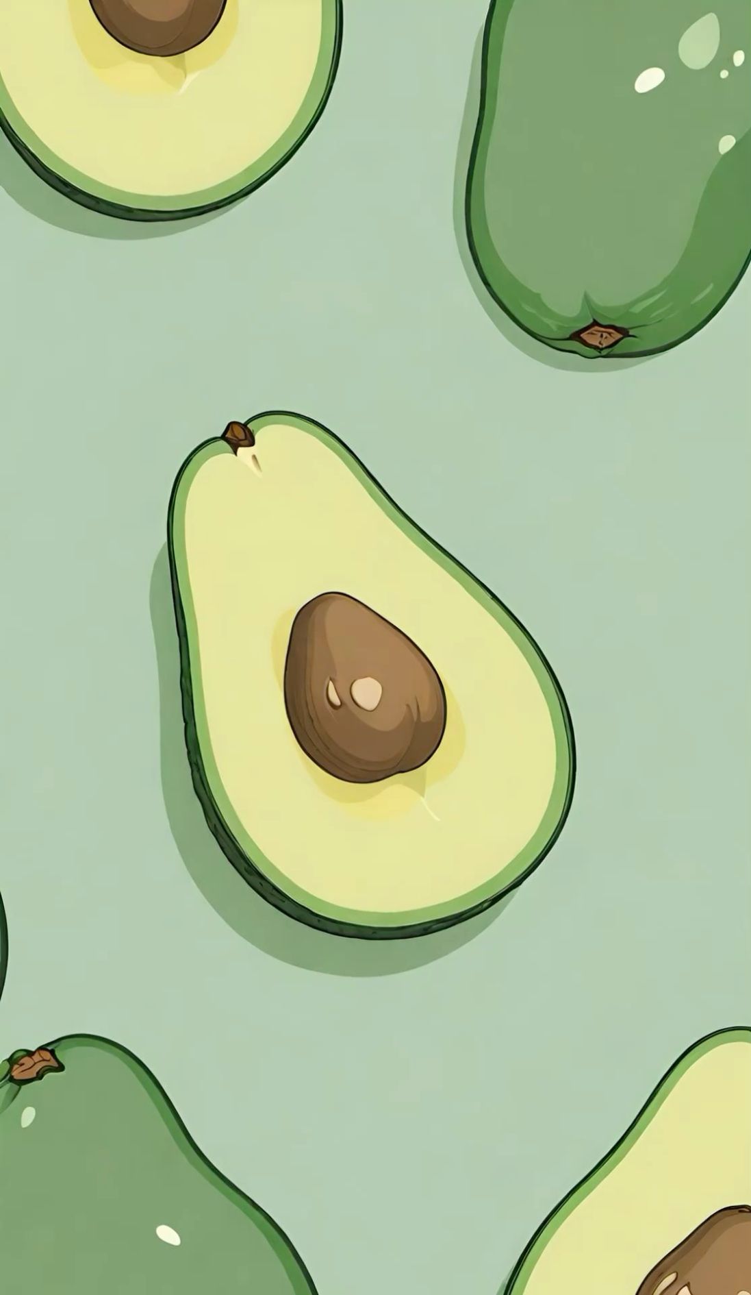 cute avocado backgrounds 0026