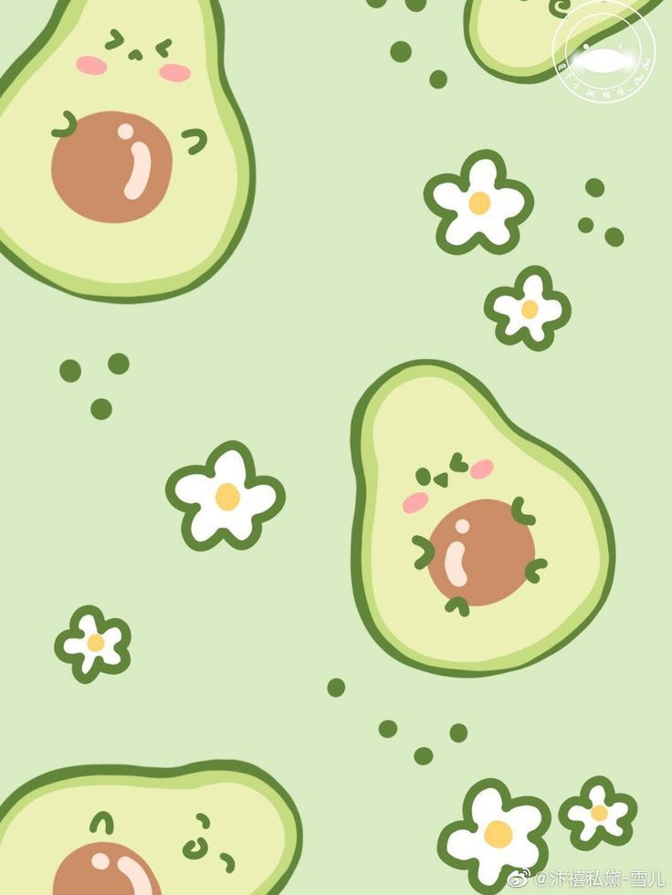 cute avocado backgrounds 0028