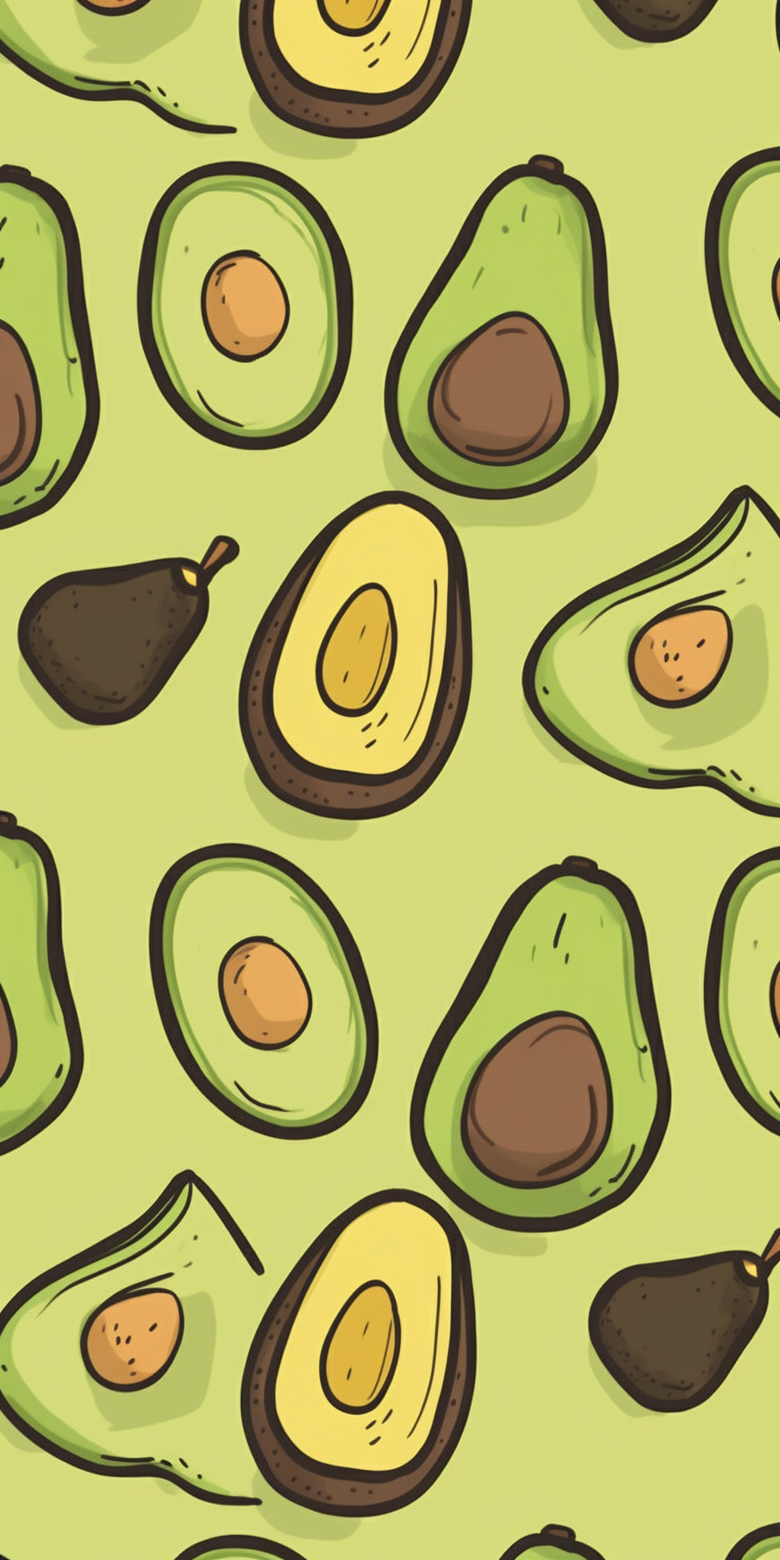 cute avocado backgrounds 0033